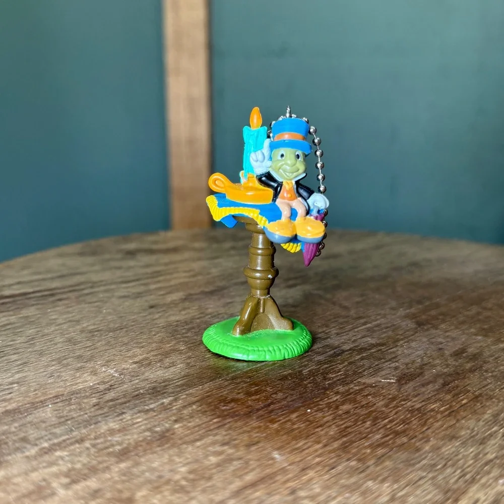 Vtg 2002 Disney Jiminy Cricket Mickey's Christmas Carol Holiday Clip On Figure
